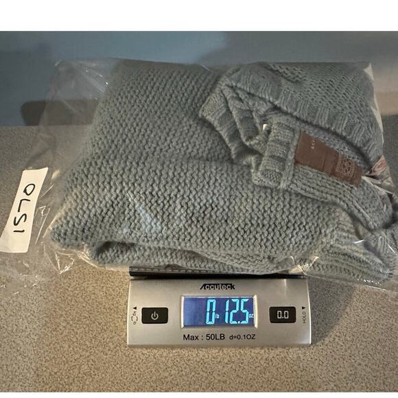 Guinevere Sz‎ M Alpaca & Wool Blend Batwing Sleeve Sweater Round Hem Scoop Neck - Picture 8 of 8